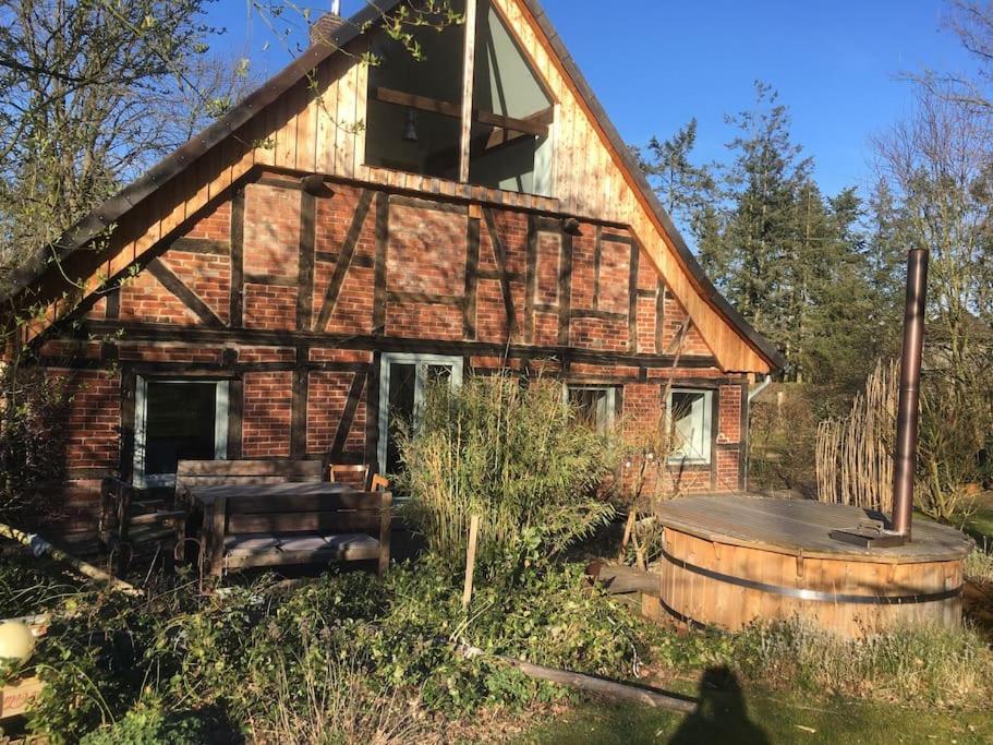 Wunderschoenes Bauernhaus An Der Elbe Bleckede Esterno foto